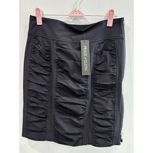 Peace of Cloth Penny Ruched Skirt XS – Stretch Nylon Spandex Mini Skirt